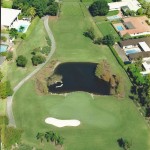 14th hole peninsula green