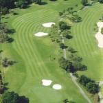 Hole 16 - difficult golf hole in south florida