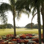 Looking down the fairway of the 9th hole at The Club at Emerald Hills